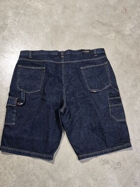 Fubu Men’s Dark Blue Denim Cargo Shorts Size 54